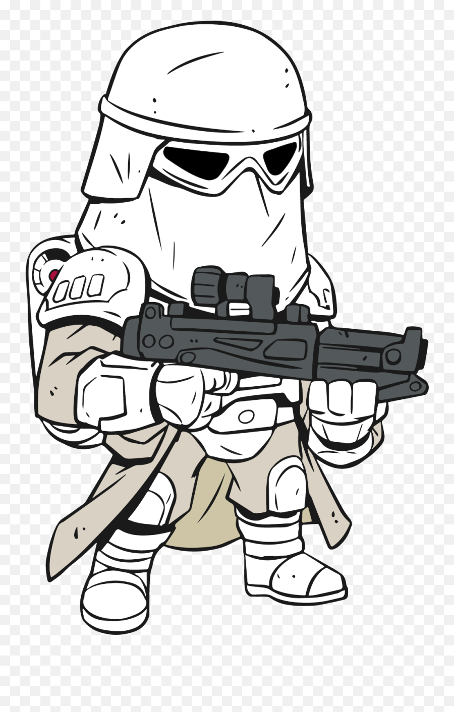 Download Kylo Darth Vader Ren - Transparent Star Wars Cartoon Png Emoji,Darth Vader Clipart