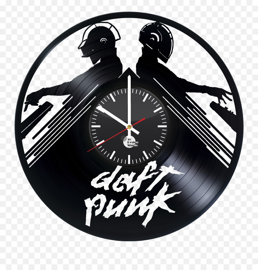 Daft Punk Handmade Vinyl Record Wall Emoji,Daft Punk Logo