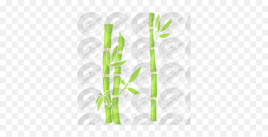 Bamboo Stencil For Classroom Therapy Use - Great Bamboo Bamboo Emoji,Bamboo Clipart