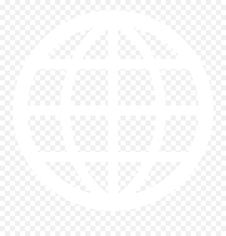 Black And White Globe Png Svg Clip Art - White Globe Clipart Png Emoji,Globe Clipart Black And White