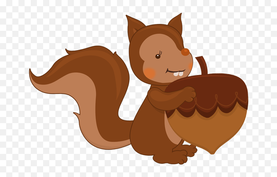 Library Of Thanksgiving Squirrel Clip - Squirrel With Nut Transparent Emoji,Squirrel Clipart