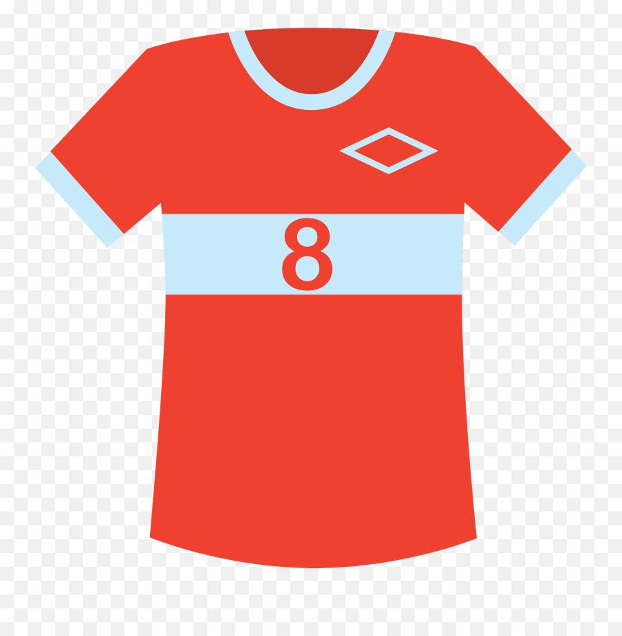 Soccer Jersey Clipart - Soccer Shirt Clipart Png Emoji,Jersey Clipart