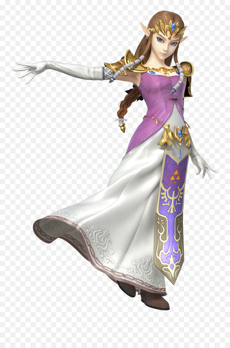 Princess Zelda Png Hd - Super Smash Bros Zelda Emoji,Zelda Png