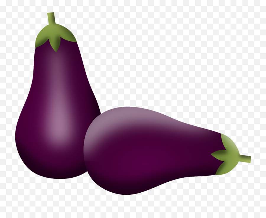 Vegetables Clipart - Transparent Background Eggplants Clipart Emoji,Eggplant Clipart