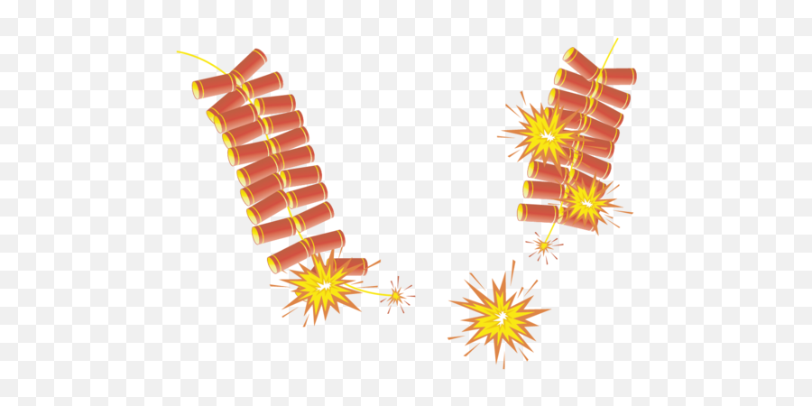 Diwali Firecrackers Png Transparent Background - Chinese New Fire Crackers Chinese New Year Cracker Emoji,Firecracker Clipart