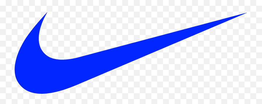 Download Free Png Nike Logo Blue - Dlpngcom Transparent Blue Nike Swoosh Emoji,Nike Logo