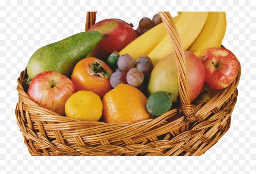 Fruit Basket Png Clipart Best Web Clipart - Fruit Basket Fruits In A Basket Png Emoji,Web Clipart
