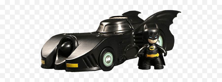 Mezco Mez - Batman 1989 Batman And Batmobile Emoji,Batman 1989 Logo