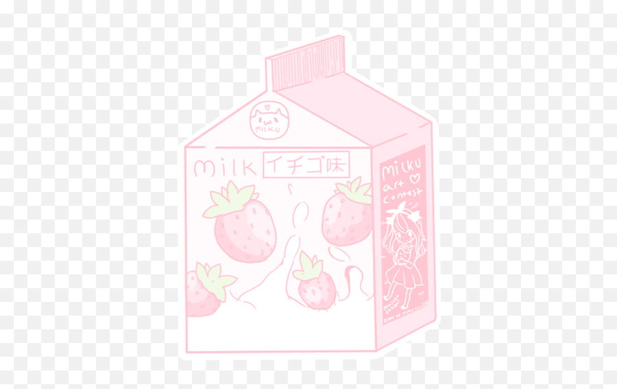 Edits Png Snow Effects Tumblr - Kawaii Pink Milk Aesthetic Emoji,Cute Png
