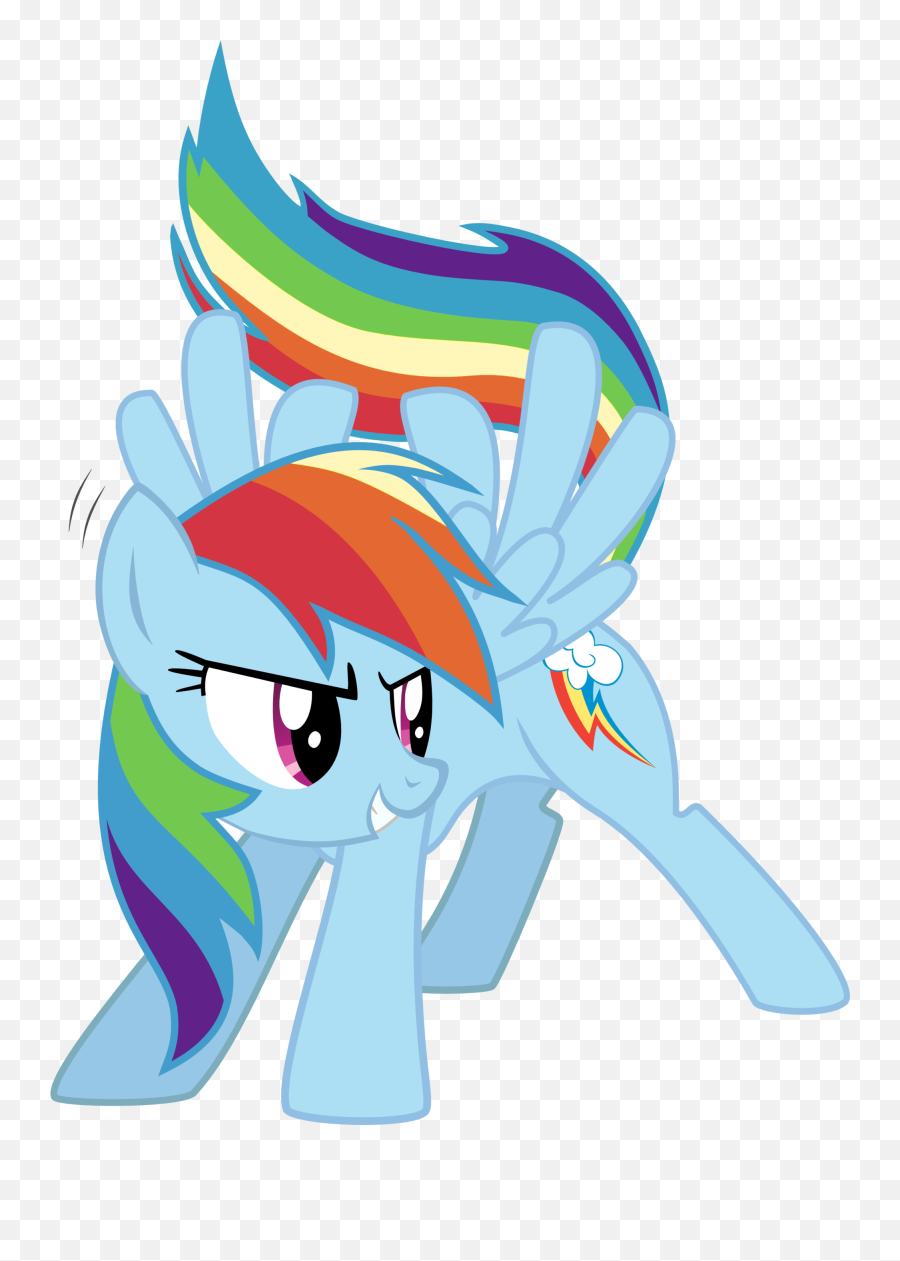 Rainbow Dash Angry Transparent Png - Rainbow Dash Emoji,Rainbow Dash Transparent