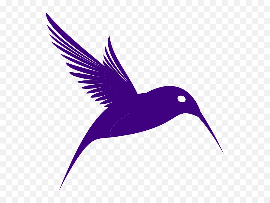 Xhumming Bird Clip Art Free Clipart - Purple Bird Png Emoji,Free Bird Clipart