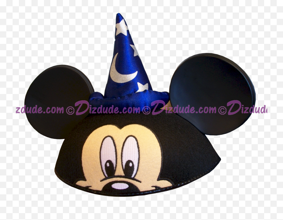 Disney Mickey Mouse Ears Sorcerers Hat Dizdude - Mickey Emoji,Mickey Mouse Ears Transparent