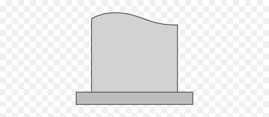 Headstone And Base - Edstein Creative Edstein Creative Emoji,Blank Tombstone Png