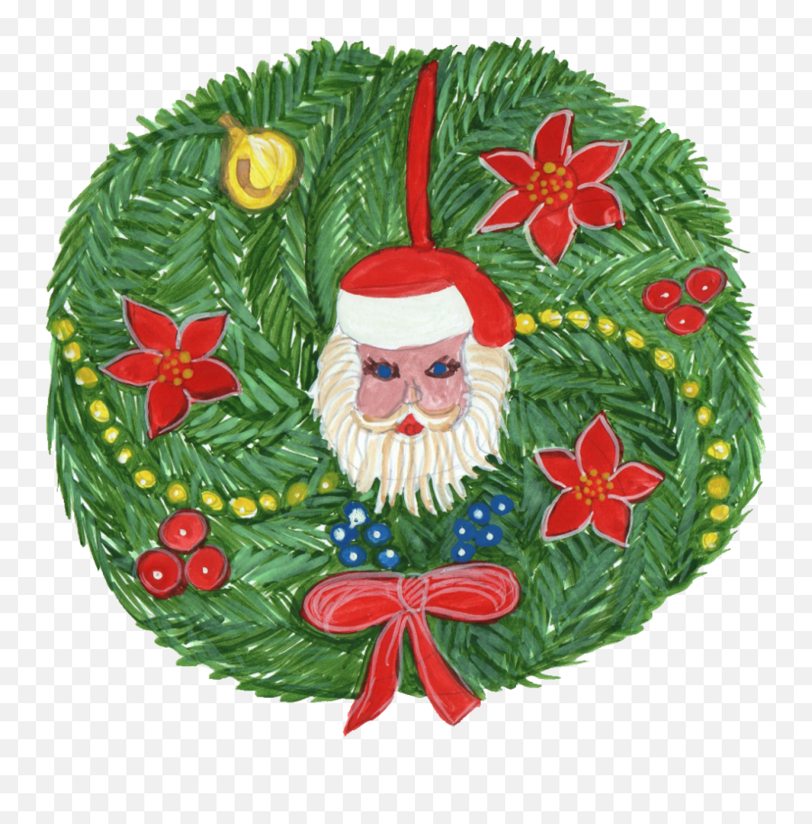 6 Christmas Wreath Png Transparent Onlygfxcom Emoji,Christmas Wreath Png Transparent