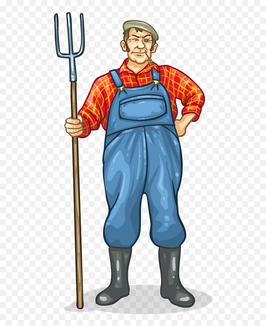 Farmer - Old Farmer Transparent Background Emoji,Farmer Clipart