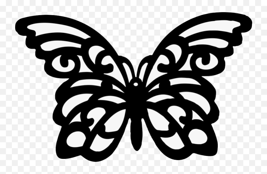 Vector Black Butterfly Transparent Image Png Arts Emoji,Butterfly Clipart Transparent Background