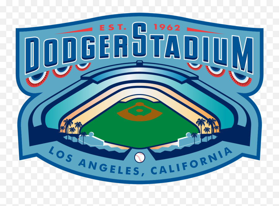 Dodger Stadium - Dodger Stadium Logo Transparent Emoji,Dodgers Logo