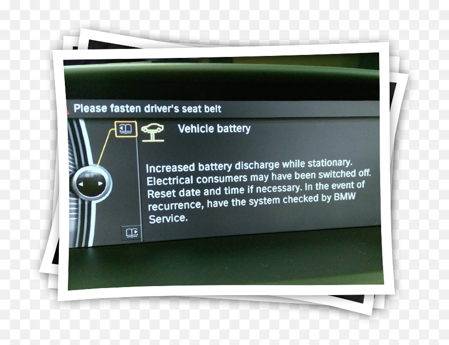 Increased Battery Discharge Warnings And How To Fix Them Emoji,Bmw Logo Light
