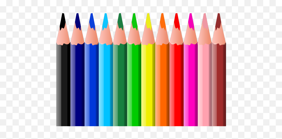Colored Pencils Clipart - Colored Pencils Clipart Emoji,Pencils Clipart