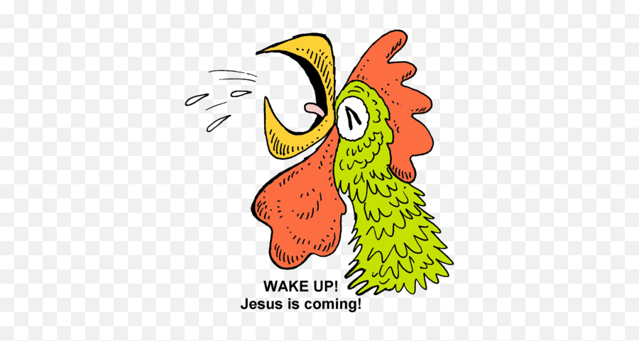 Crowing - Clipart Rooster Crowing Emoji,Wake Up Clipart