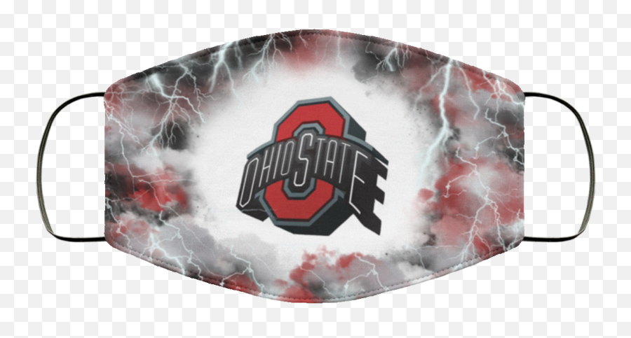 Ohio State Buckeyes Face Mask Washable Emoji,Ohio State Buckeyes Logo