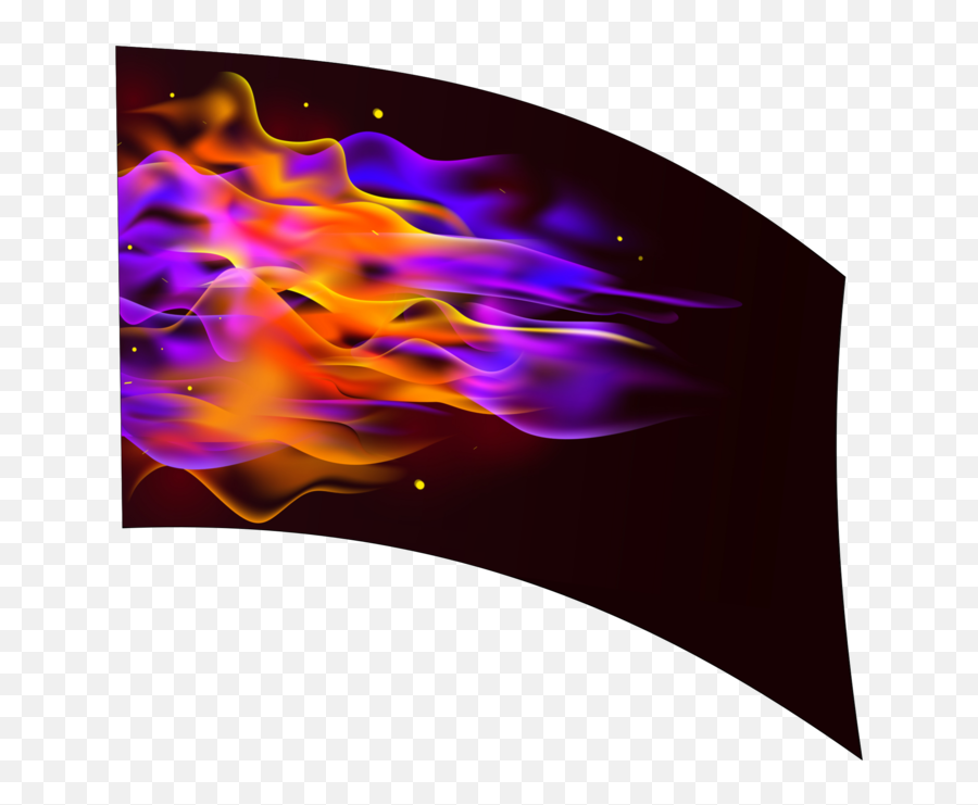 Standard Purple Orange Flames Emoji,Flames Png