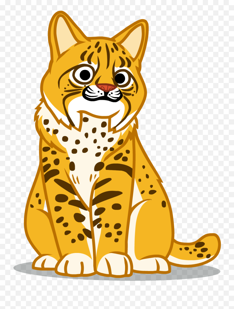 Cartoon Bobcat Png U0026 Free Cartoon Bobcatpng Transparent - Happy Emoji,Bobcat Clipart