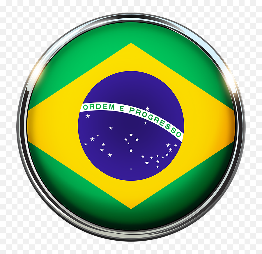 Brazil Flag Circle Colorful Png - Country Has Green Flags Emoji,Brazil Flag Png