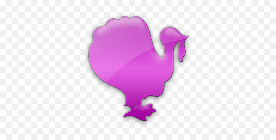 Pink Clipart Turkey - Landfowl Emoji,Clipart Turkey