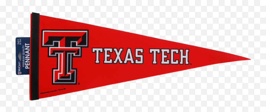 Red Pennant Double T Texas Tech - Transparent Texas Tech University Pennant Emoji,Texas Tech Logo