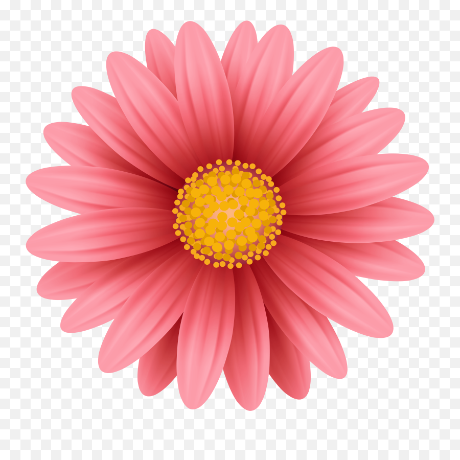 Red Flower Png Clip Art - 36 Tooth Gear Emoji,Sunflower Border Clipart