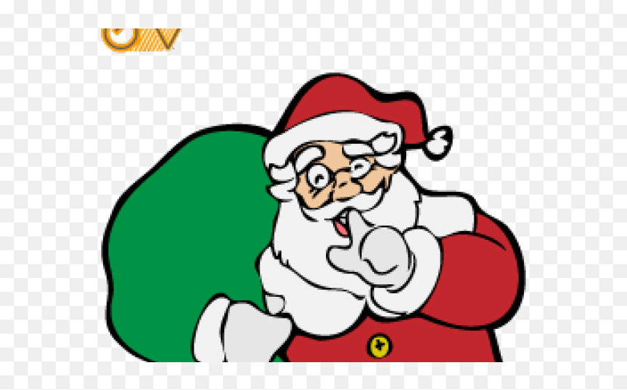 Santa Clipart Secret - Santa Claus Emoji,Secret Santa Clipart