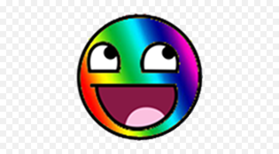 Roblox Face - Rainbow Epic Face Png Png Download Original Rainbow Epic Face Roblox Emoji,Roblox Face Transparent