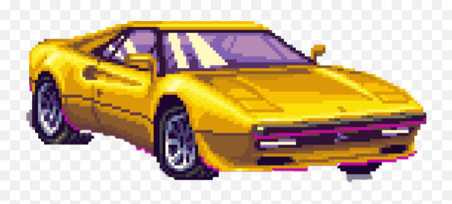 Pixel Retro Car Png All - Automotive Paint Emoji,Transparent Pixel