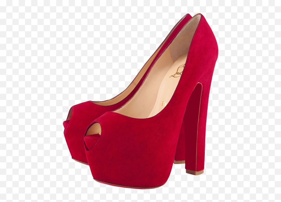 Download Plush Red Heels Png Clipart - Heels Png Png Image Shoe Emoji,High Heel Shoe Clipart