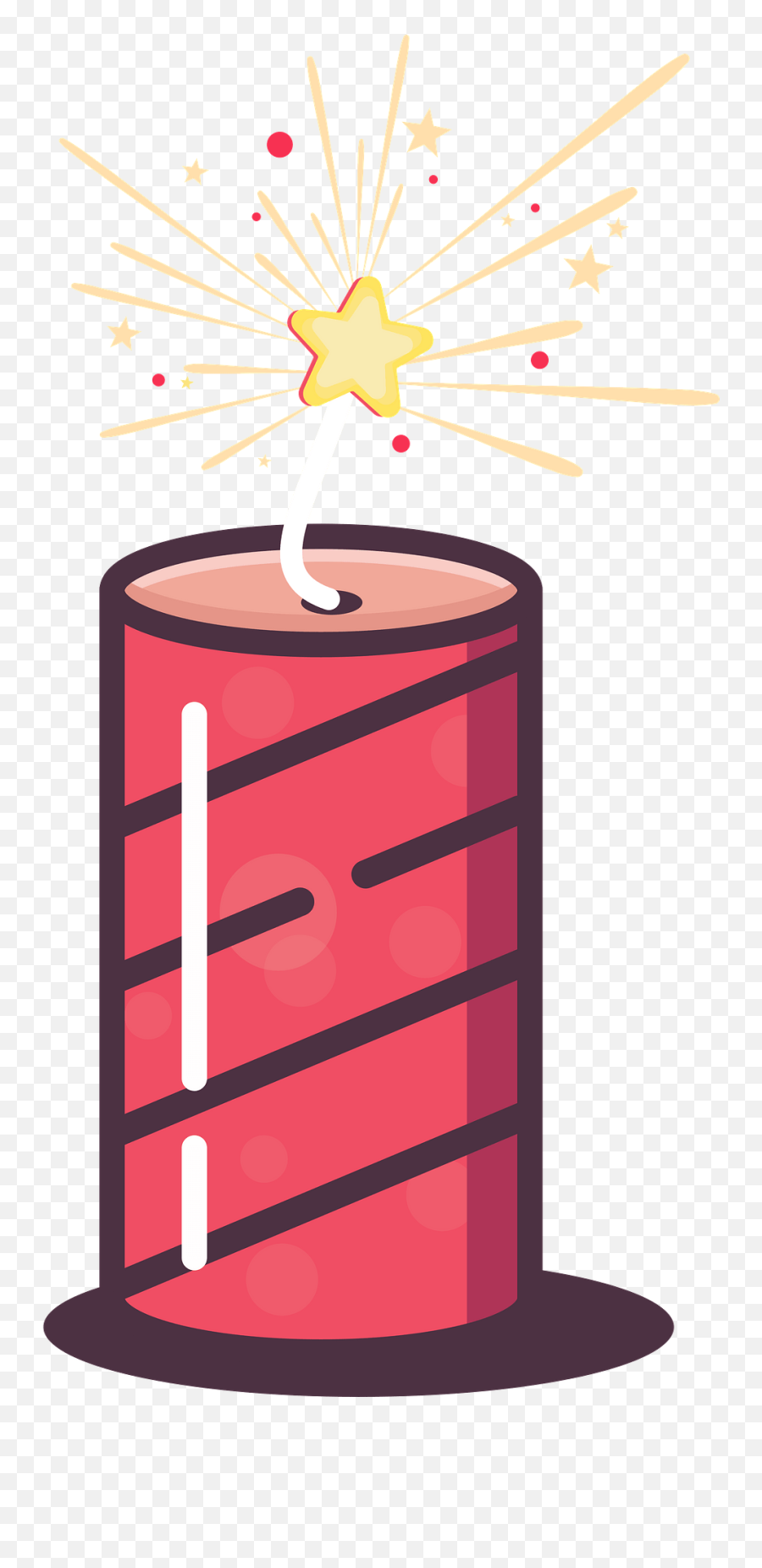 Firework Clipart - Cylinder Emoji,Firework Clipart