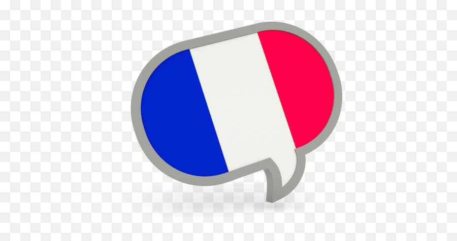 Speech Bubble Icon Illustration Of Flag Of France - Clipart Emoji,France Clipart