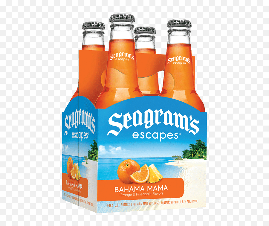 Seagrams Escapes Bahama Mama Orange U0026 Pineapple Total Emoji,Bahama Breeze Logo