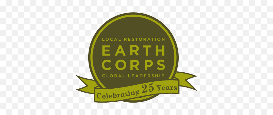 Earthcorps - 25thanniversarylogodarkgreen818134773png Emoji,25th Anniversary Logo