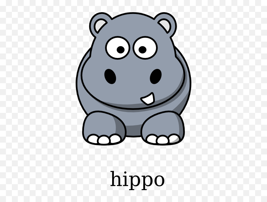 Baby Hippo Clipart Kid - Cute Baby Hippo Cartoon Hippo Clipart Emoji,Hippo Clipart