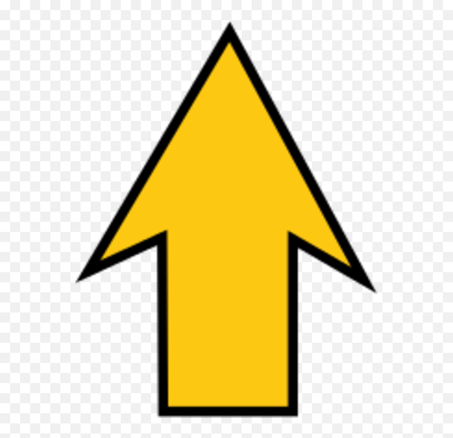 Arrow Pointing Up Upwards - Vector Clip Art Clipart Best Emoji,Yellow Arrow Png