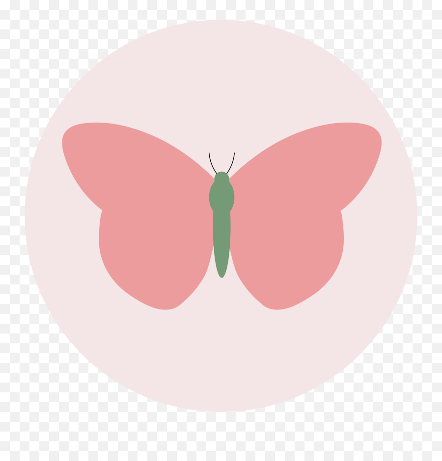 Support Butterflies Emoji,Pink Butterfly Png
