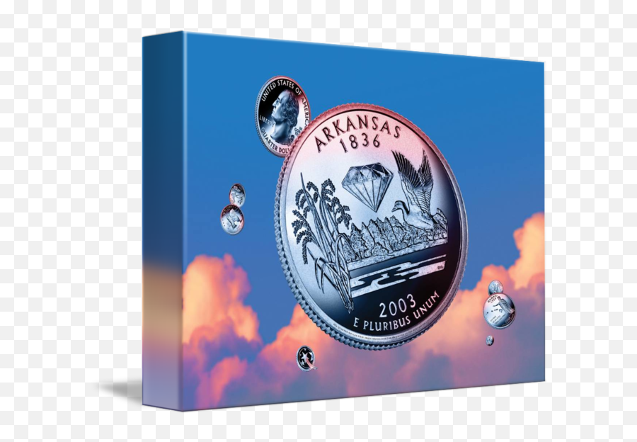 Arkansas State Quarter - Sky Coin 25 By Garrett Burke Emoji,Arkansas State Logo