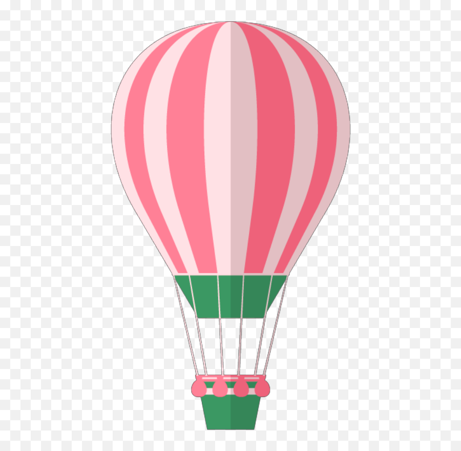 Ftestickers Clipart Hotairballoon Pink Cute - Hot Air Emoji,Cute Hot Air Balloon Clipart