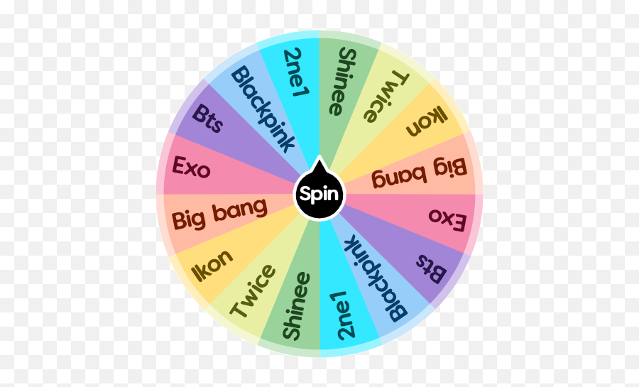 K Pop Spin The Wheel App Emoji,Big Bang Kpop Logo