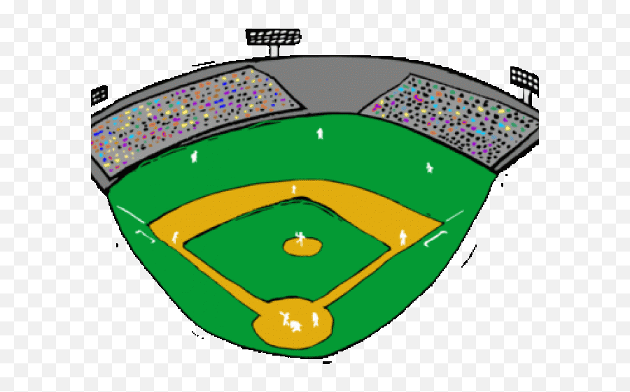 Picture - Baseball Clipart Stadium Emoji,Baseball Field Clipart