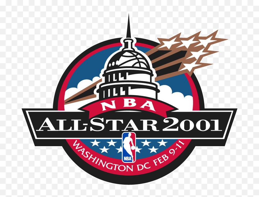 Nba All - Star Game Primary Logo 2001 2001 All Star Game 2001 Nba All Star Game Logo Emoji,Nba Logo