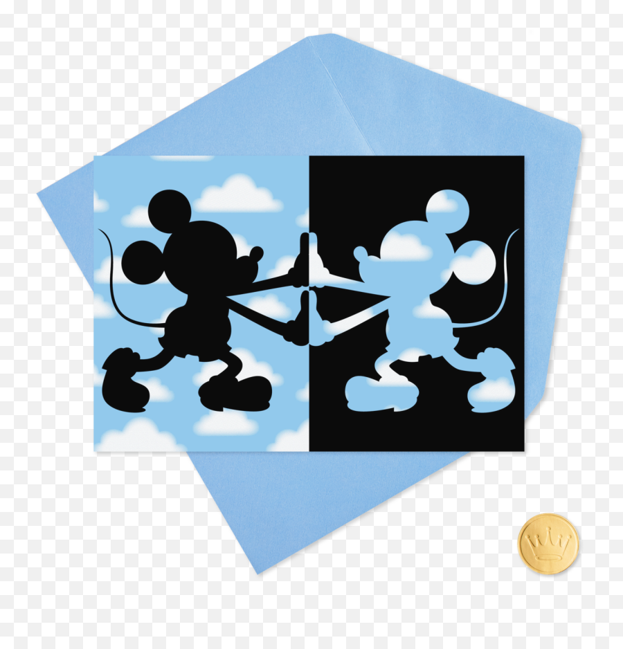 Mickey Mouse Birthday - Shadow Mickey Mouse Transparent Png Shadow Of Mickey Mouse Emoji,Mickey Mouse Transparent