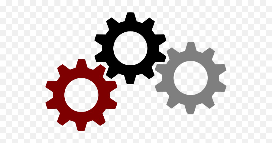 Gear Wheel Png Transparent Images - Clipart 3 Gears Emoji,Gears Png
