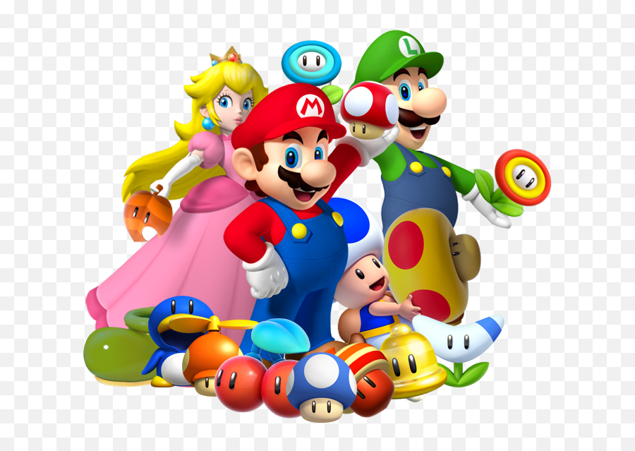 Super Mario Bros Png Transparent Image - Blank Super Mario Invitations Template Free Emoji,Mario Bros Png